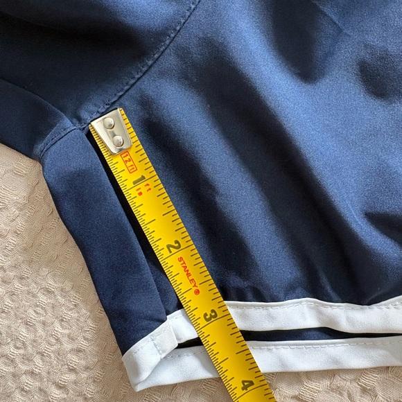 Nike Women's Dri FIT Tempo Blue & White Running Shorts - small - Picture 4 of 5